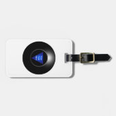 魔法8 Ball – テキスト ラゲッジタグ (正面横)