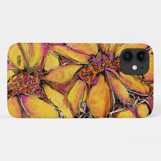 「魔法」ひまわり電話ケース Case-Mate iPhoneケース (裏面(横))