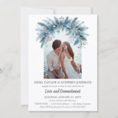 魔法・オブ・ウィンター・フォト・コミットメント式 招待状 (正面)