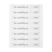 魔法・オブ・クリスマスホリデー ラップアラウンドラベル (シート)