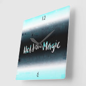 魔法 スクエア壁時計 (傾斜)