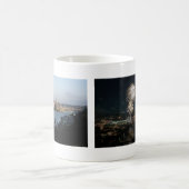 魔法 – ピッツバーグの夜と日の写真マグカップ モーフィングマグカップ (中央)