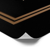 魔法・ブラックと金ゴールドの7つの法則 ポスター (角)