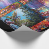 魔法·ミステリー·アンジェリカ·シー·ドラゴンの伝説 ラッピングペーパー (角)