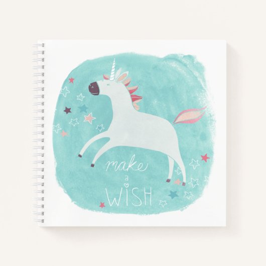 魔法・ユニコーン・スクワッド – お願い ノートブック (正面)