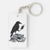 魔法・レーブンと学術書 キーホルダー (裏面)