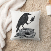 魔法・レーブンと学術書 クッション (ブランケット)