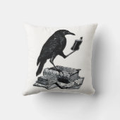 魔法・レーブンと学術書 クッション (裏面)