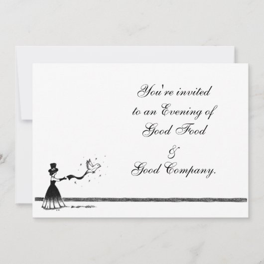 魔法 招待状 (正面)