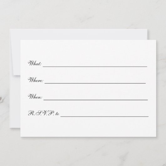 魔法 招待状 (裏面)