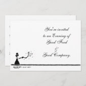 魔法 招待状 (正面/裏面)