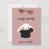 魔法 招待状 (正面)
