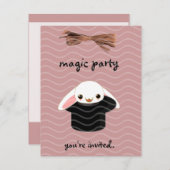 魔法 招待状 (正面/裏面)