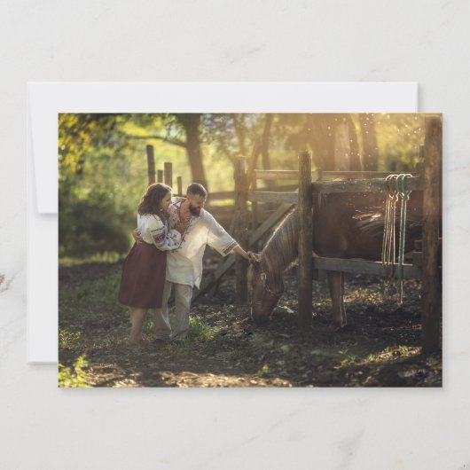 魔法&結婚ウェディングシャワー招待状 招待状 (裏面)