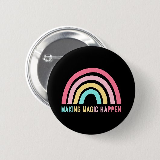 魔法 缶バッジ (正面&裏面)