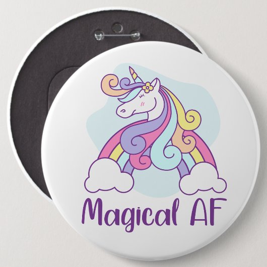 魔法AF | Unicorn 缶バッジ (正面&裏面)