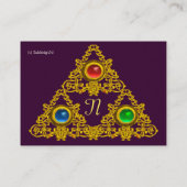 魔法ELFIC TALISMAN MONOGRAM,紫 名刺 (裏面)