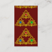 魔法ELFIC TALISMAN MONOGRAM，赤 名刺 (裏面)