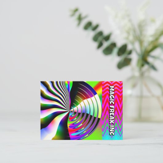 魔法FREAK INC (単語を変更する場合あり) コーリングカード (スタンド正面)