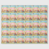 魔法GCはサーカスのヴィンテージを結合します ラッピングペーパー (フラット)