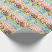 魔法GCはサーカスのヴィンテージを結合します ラッピングペーパー (コーナー)