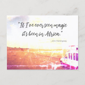 魔法in Africa Poster Canvas Print Mouse pad ポストカード