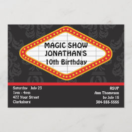 魔法Show Marquee 招待状
