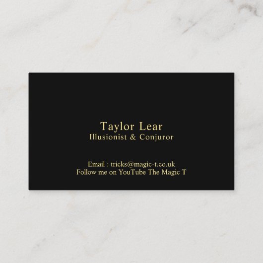 魔法T 名刺 (裏面)