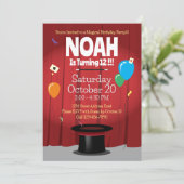 魔法Top Hatで誕生日パーティーの招待状を表示 招待状 (スタンド正面)