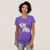 魔法Unicorn Cat = Kittycorn Tシャツ (正面フル)