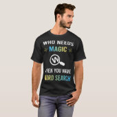 魔法Word検索が必要 Tシャツ (正面フル)