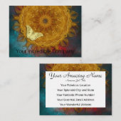 魔火曼荼羅と金ゴールド蝶 名刺 (正面/裏面)