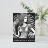 魔物の母を描くアート・エヒドナ ポストカード (スタンド正面)