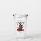 魔猫が世界を支配 アクリルタンブラー (裏面)