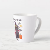 魔猫が世界を支配 カフェラテマグ (右アングル)