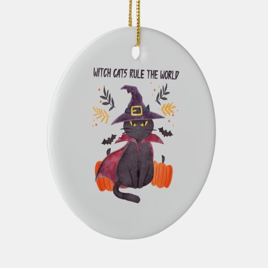 魔猫が世界を支配 セラミックオーナメント (右)