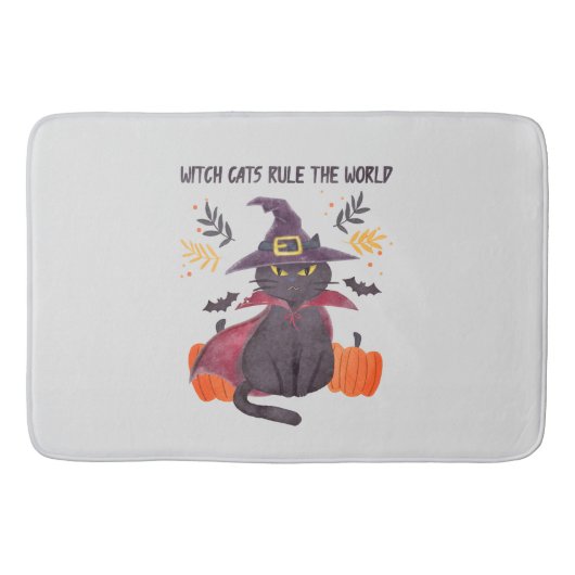魔猫が世界を支配 バスマット (正面)