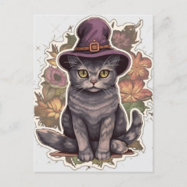 魔猫はがき ポストカード