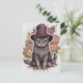 魔猫はがき ポストカード (スタンド正面)