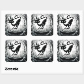 魔猫 スクエアシール (シート)