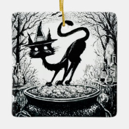 魔猫 セラミックオーナメント