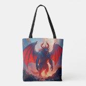 魔王:永遠のドラゴンの影芸術 トートバッグ (裏面)