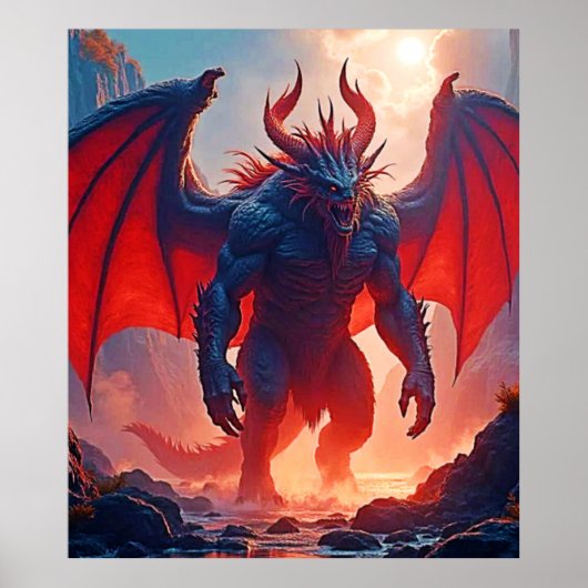 魔王:永遠のドラゴンの影芸術 ポスター (正面)