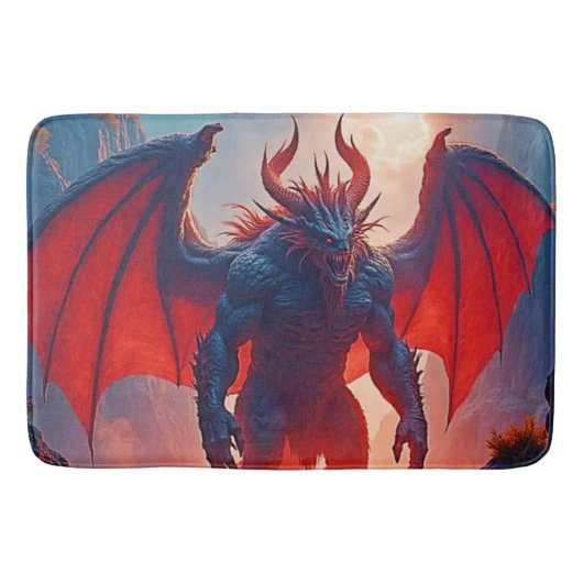 魔王:永遠のドラゴンシャドウアート バスマット (正面)