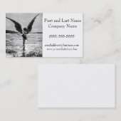 魔神か天使かルシファーか?ヴィンテージインクアート 名刺 (正面/裏面)