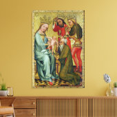 魔神の崇拝 キャンバスプリント (インサイチュ (リビング))