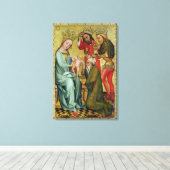 魔神の崇拝 キャンバスプリント (インサイチュ (ウッドフロア))