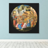 魔神の崇拝 キャンバスプリント (インサイチュ (ウッドフロア))