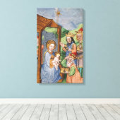 魔神の崇拝 キャンバスプリント (インサイチュ (ウッドフロア))