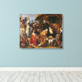 魔神の崇拝 キャンバスプリント (インサイチュ (ウッドフロア))